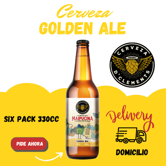Six Pack cerveza golden Ale 330cc