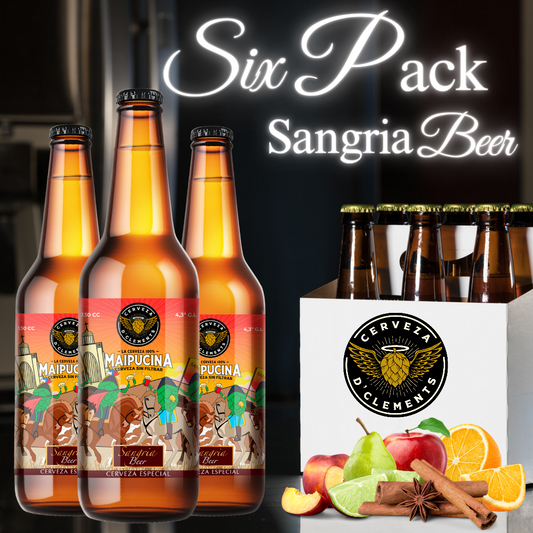 Six Pack cerveza Sangría Beer 330cc